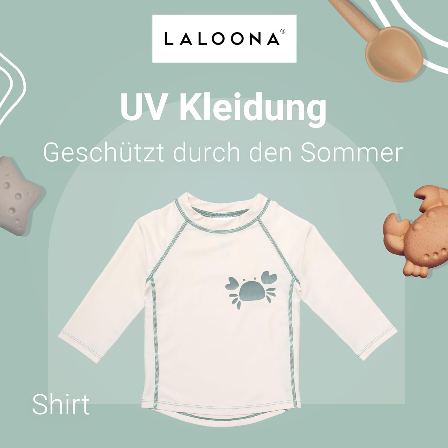 Thumbnail 1 de LaLoona Baby UV Schutz Shirt – Langarm-Badeshirt mit UPF 80+ (OEKO-TEX Standard 100)