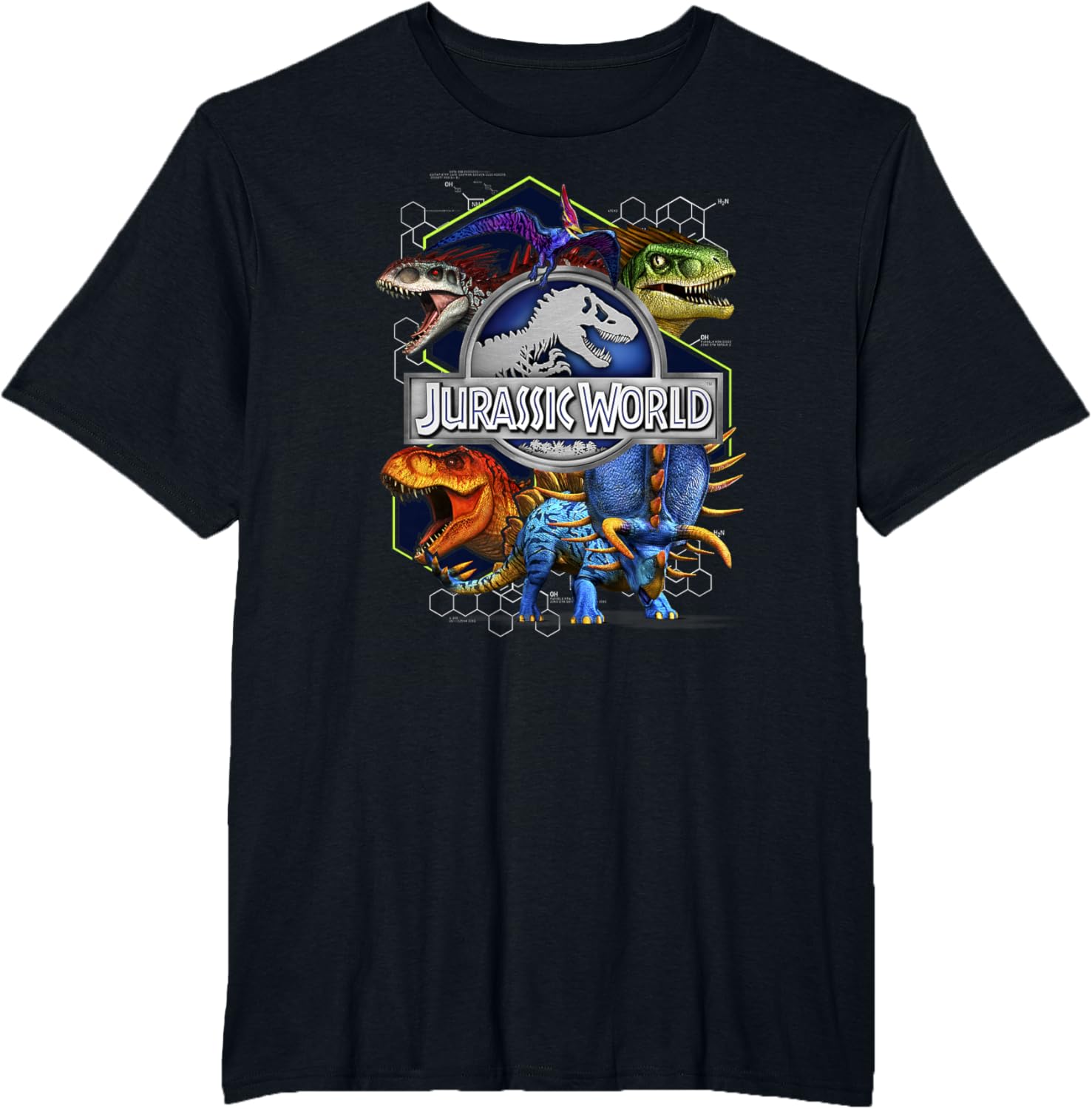Detalle 2 de Jurassic World Maglietta Octagon C1
