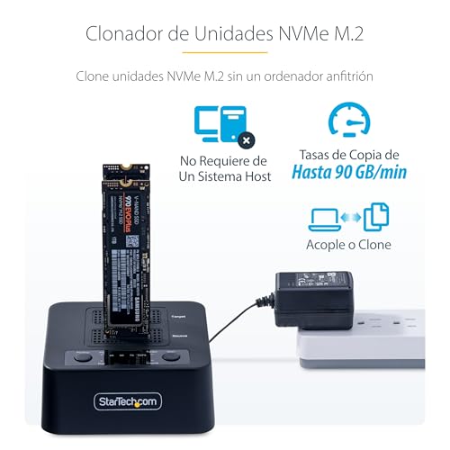 Detalle 2 de StarTech.com Dock Clonador NVMe M.2 USB-C 🚀