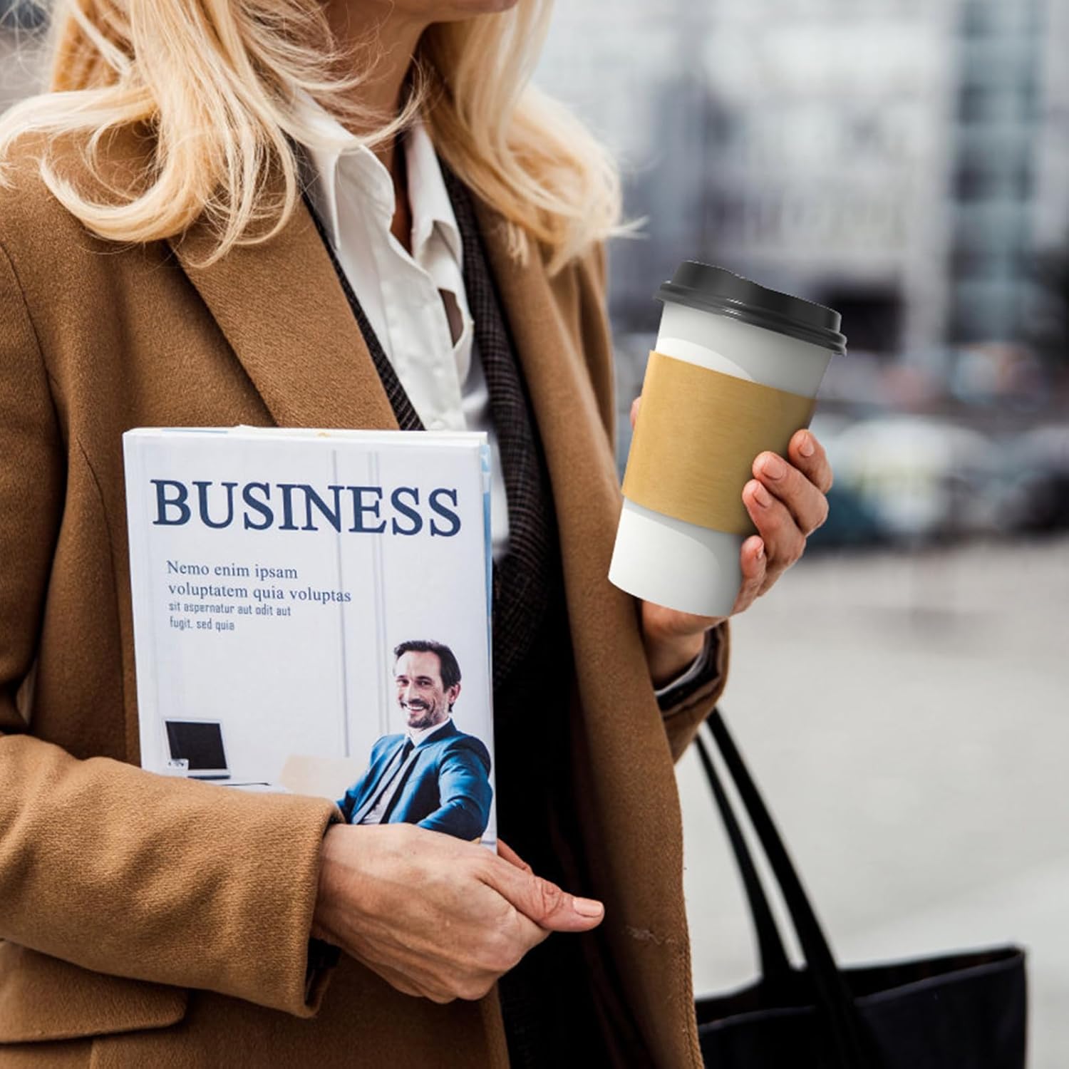 Thumbnail 6 de Dealusy Disposable Coffee Cups 16 oz ☕