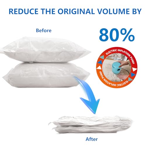 Thumbnail 3 de CKCLR Bolsas de Vacío para Ropa con Bomba Eléctrica (20 piezas, varios tamaños)