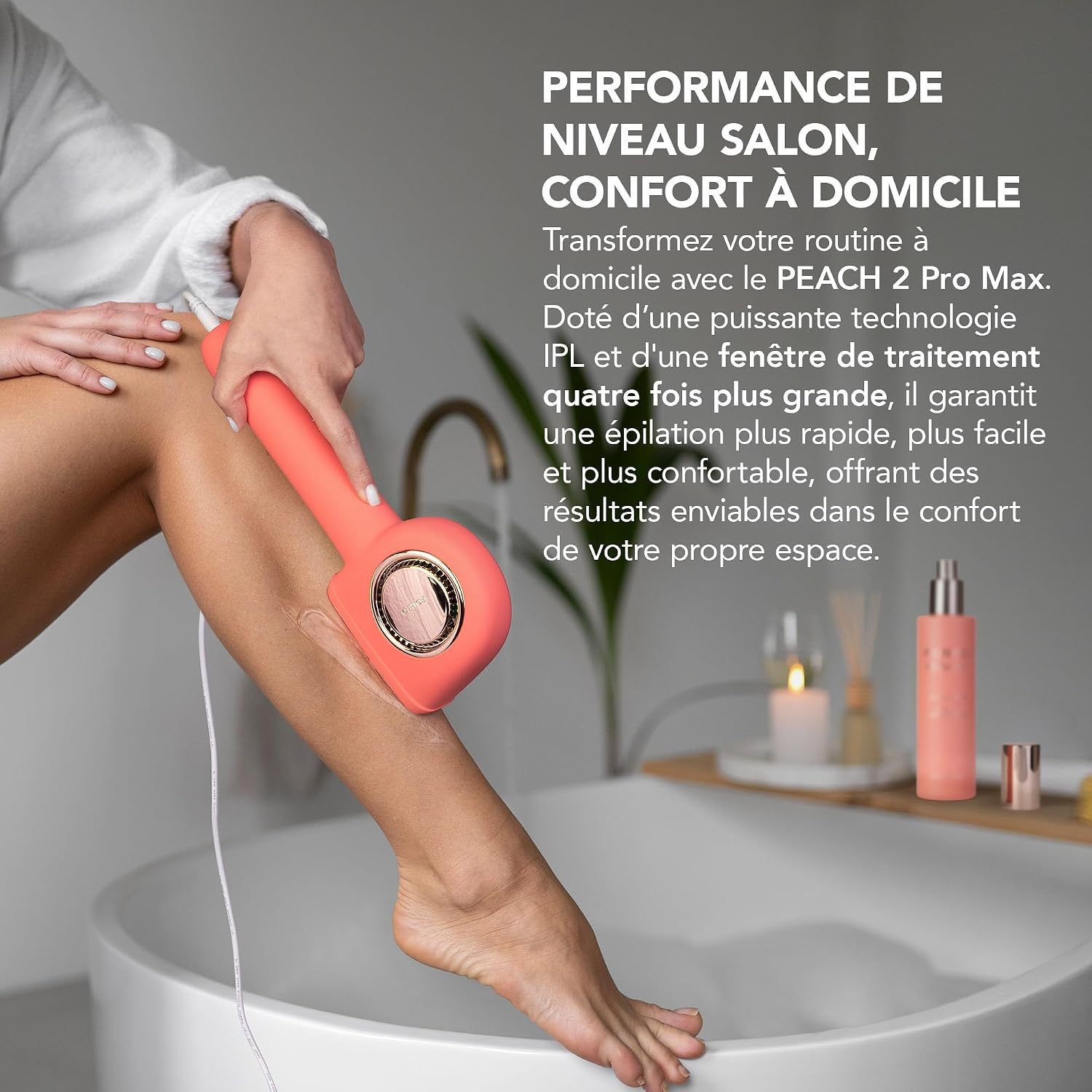 Thumbnail 1 de FOREO PEACH 2 Pro Max – Appareil IPL pour épilation visage & corps à domicile