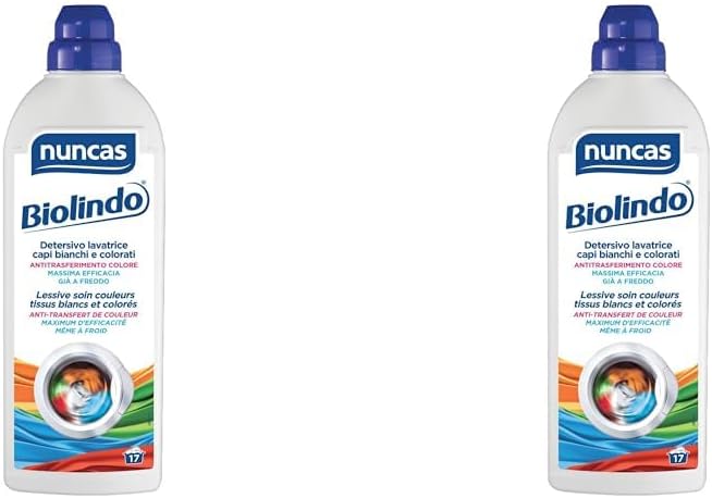 Thumbnail 6 de Nuncas Biolindo Lessive pour machine à laver tissus blancs, colorés et noirs (1000 ml)