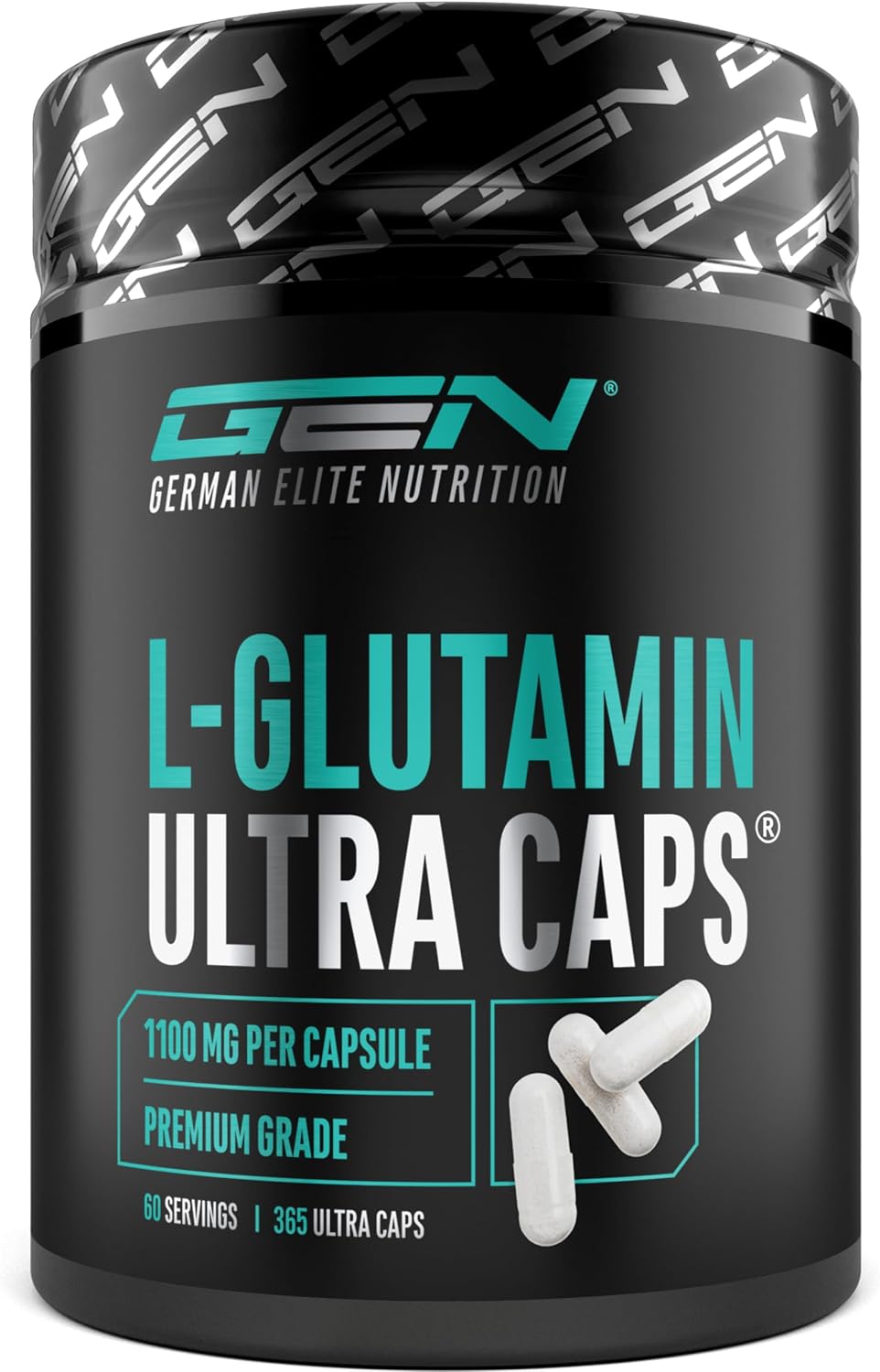 Detalle de L-Glutamin Ultra Caps – 365 Kapseln, 1100 mg pro Kapsel
