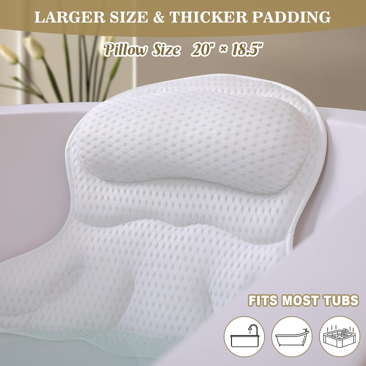 Thumbnail 4 de Binobella Bath Pillow Bathtub Pillow