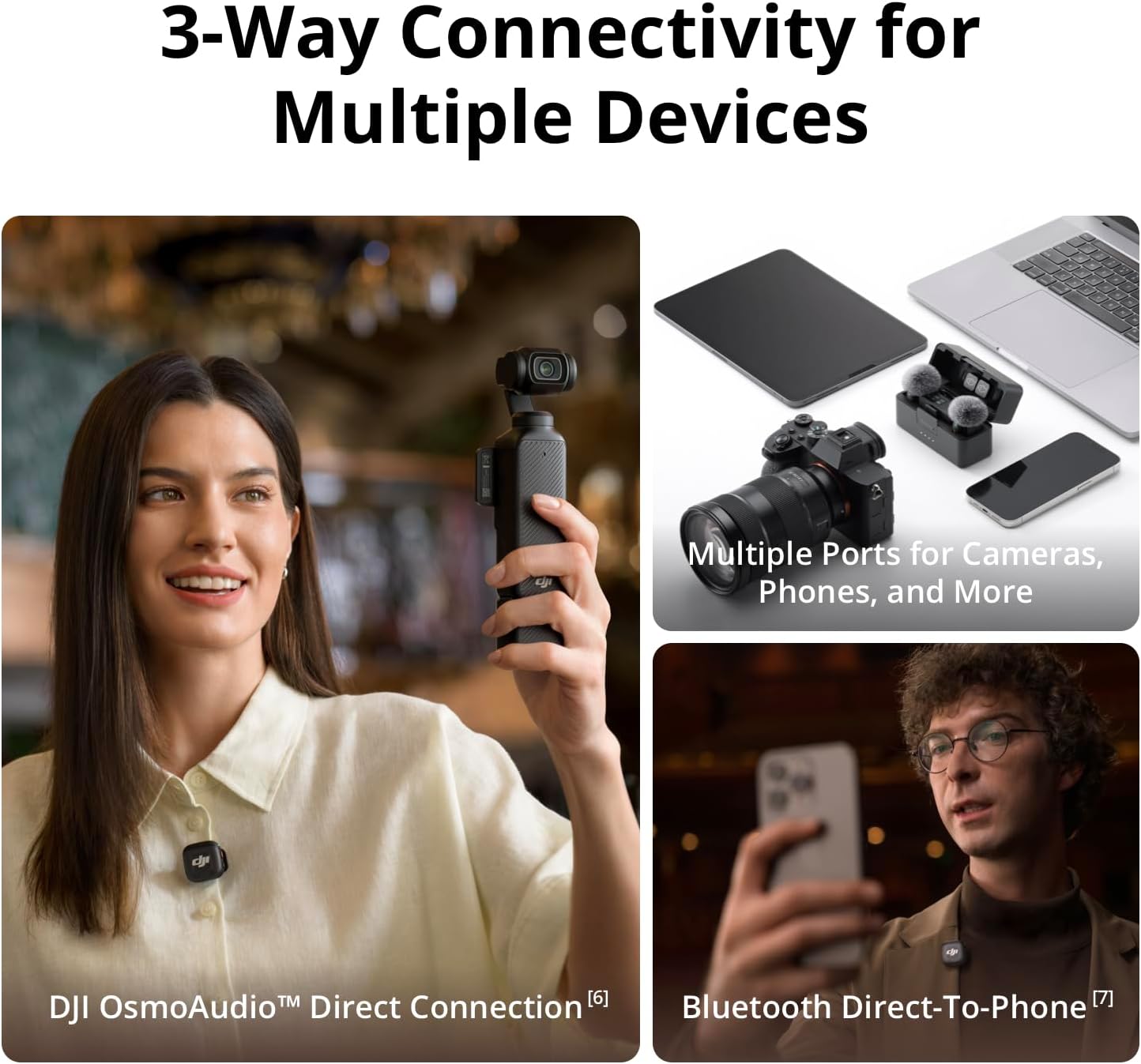 Thumbnail 4 de DJI Mic 3 (2 TX + 1 RX + Charging Case): Compact Wireless Mic for On-the-Go Audio