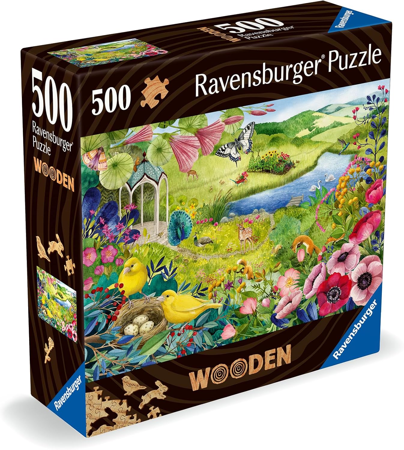 Thumbnail 1 de Ravensburger – Puzzle en bois Jardin de la Nature (500 pièces) avec 40 figurines en bois