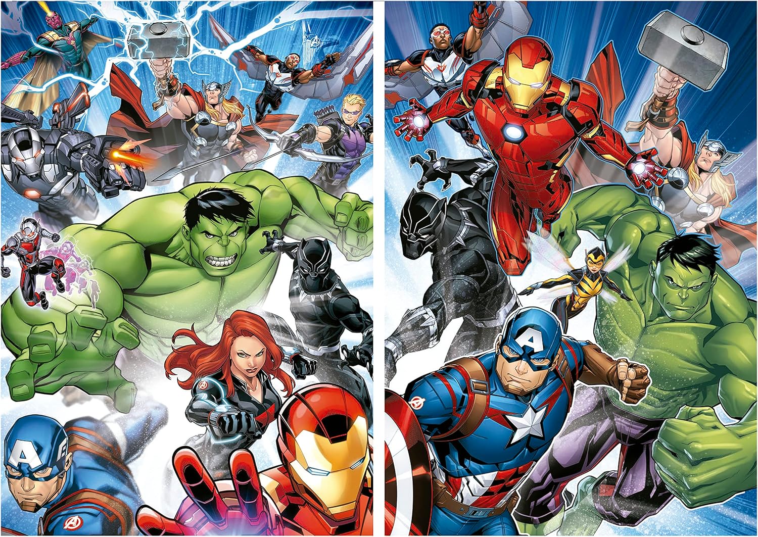 Thumbnail 2 de Educa – lot de 2 puzzles Avengers de 100 pièces (40 x 28 cm) dès 6 ans