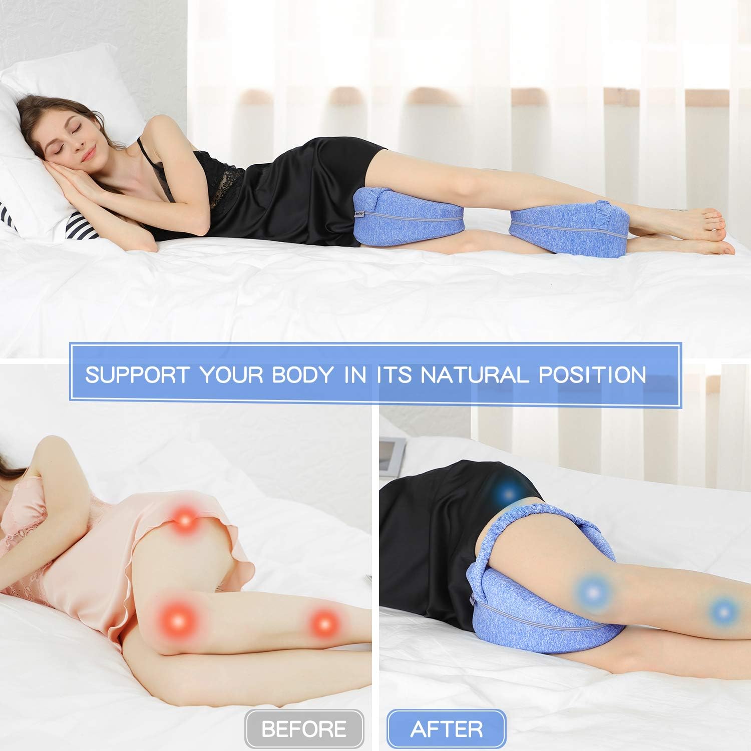 Thumbnail 4 de BEAUTRIP Leg Pillow memory foam knee pillow