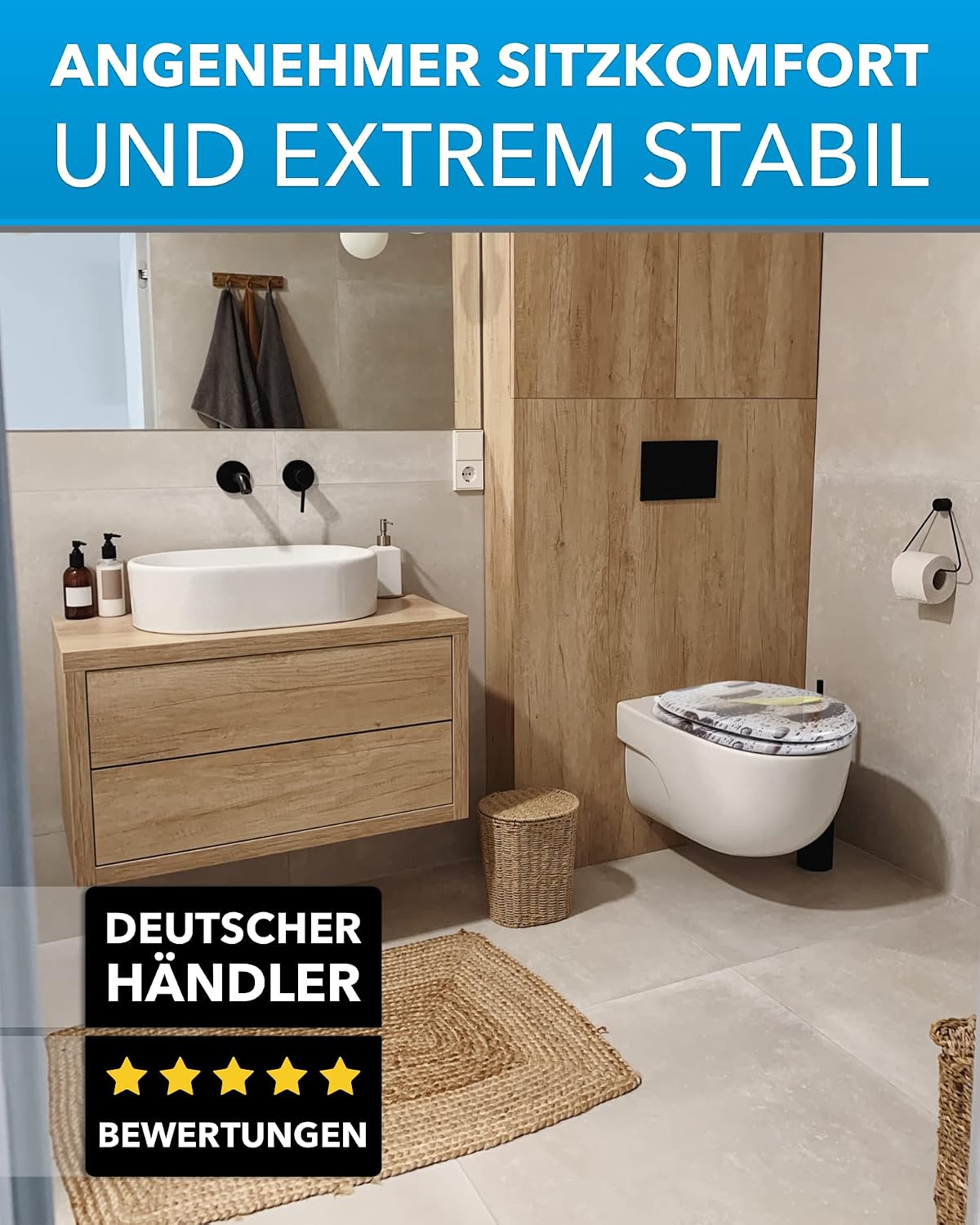 Thumbnail 6 de WC-Sitz mit Soft-Close Absenkautomatik, 175 kg