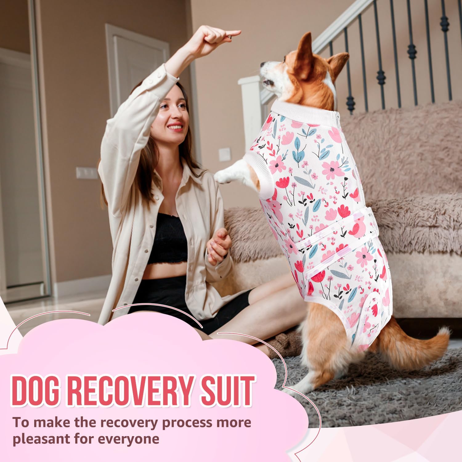 Thumbnail 6 de Eyein Dog Surgery Recovery Suit XS — Post-Operative Bodysuit for Dogs