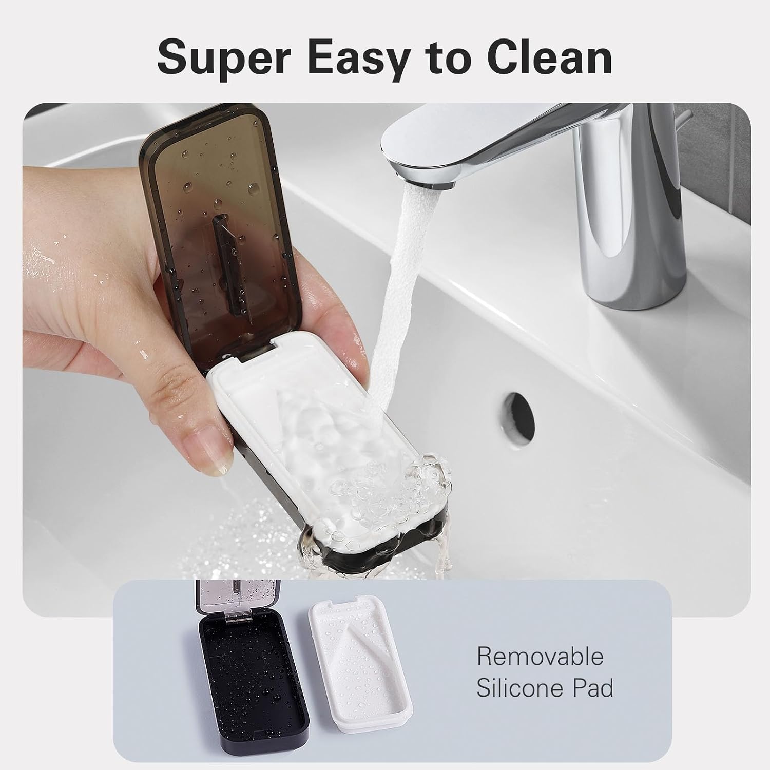 Thumbnail 4 de BUG HULL Pill Cutter with Removable Silicone Pad - Stainless Steel Blade, Dark Gray