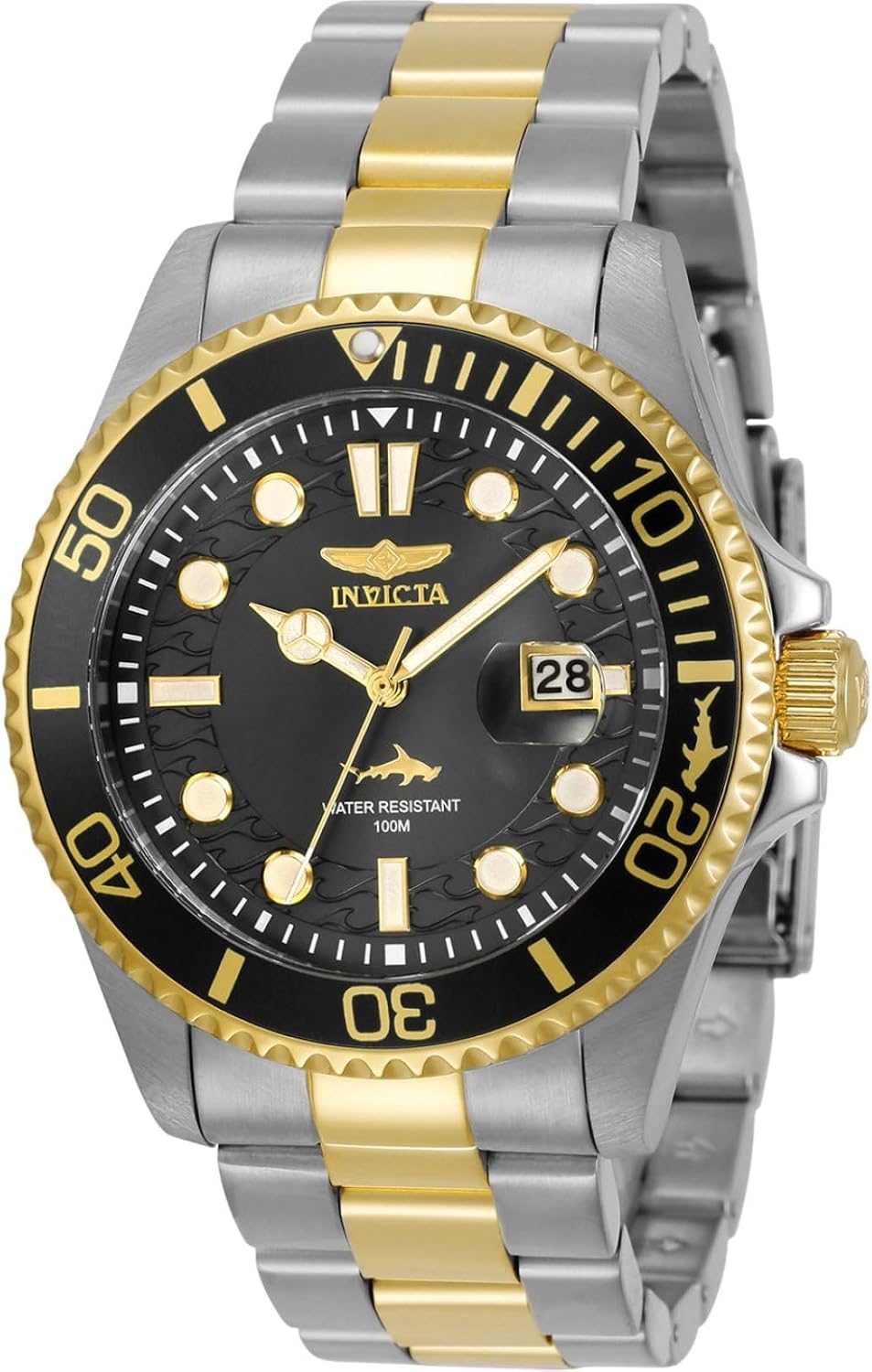 Detalle de Invicta Pro Diver Edelstahl Herren Quarzuhrwerk – 43 mm