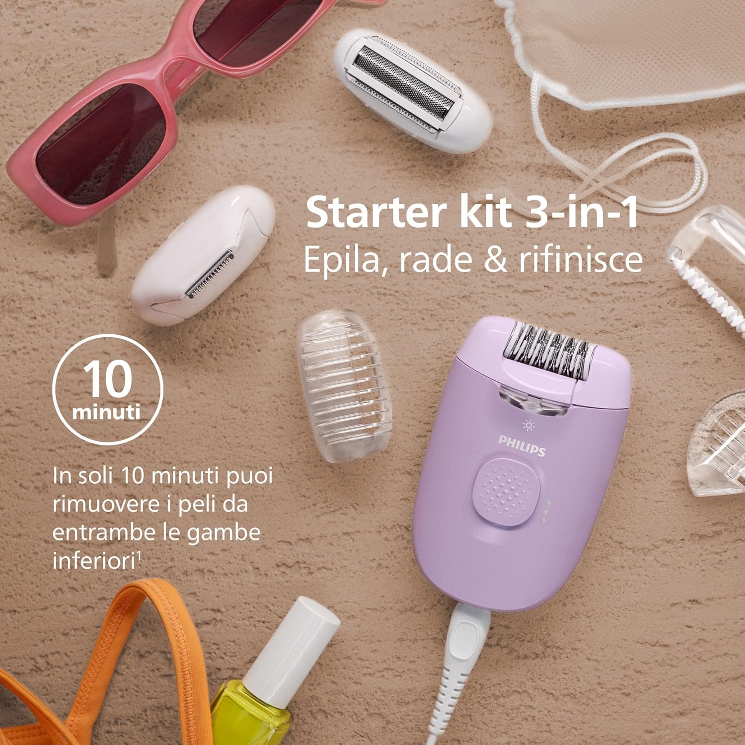 Thumbnail 5 de Philips Serie 4000 BRE257/00 – epilatore donna 3 in 1 per corpo e bikini (depilazione, rasatura e rifinitura)