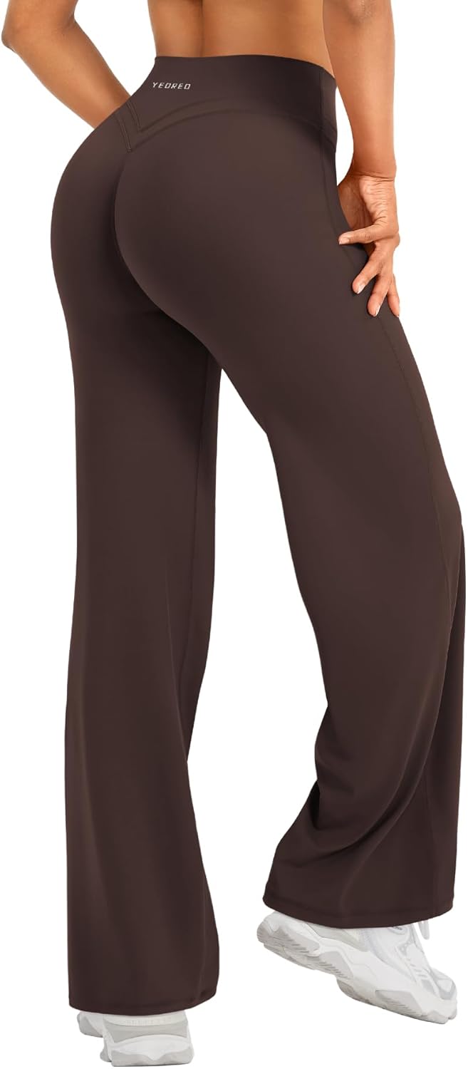 Thumbnail 6 de YEOREO Straight Leggings Damen Unsichtbares Scrunch