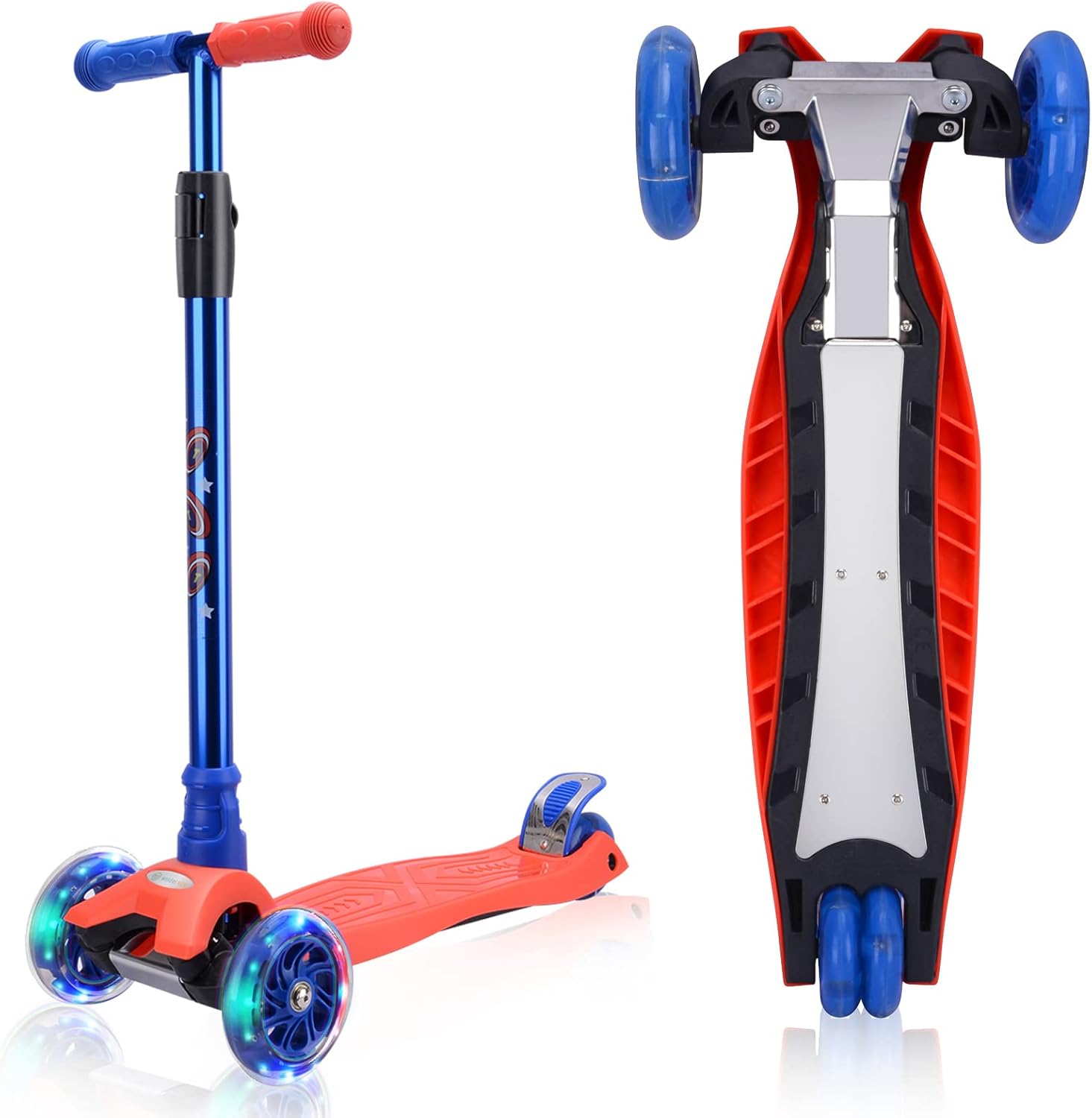 Detalle de 3 Wheel Scooter for Kids Ages 6-12 154 lbs