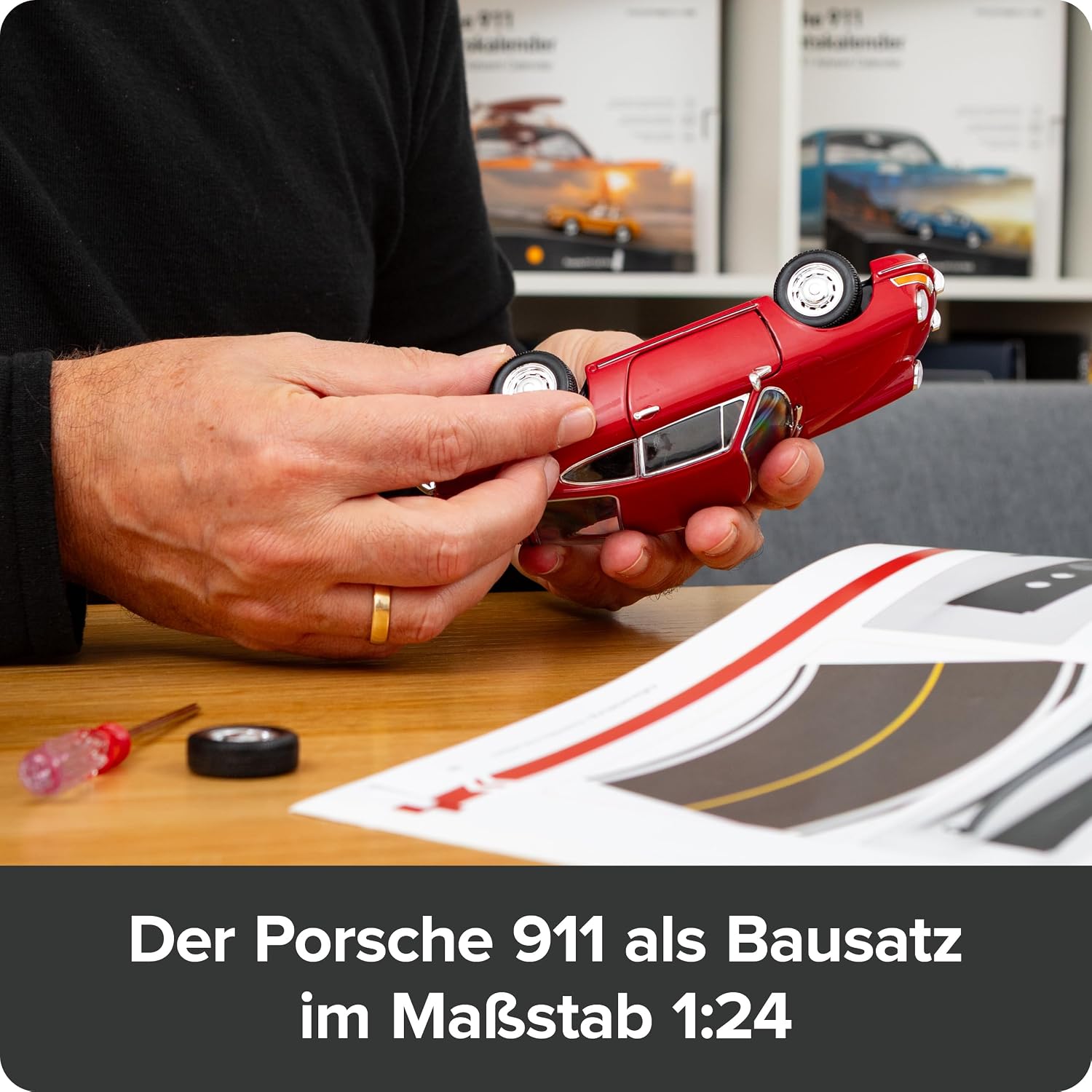 Thumbnail 5 de Franzis Porsche 911 1:24 Modellbausatz mit Sound