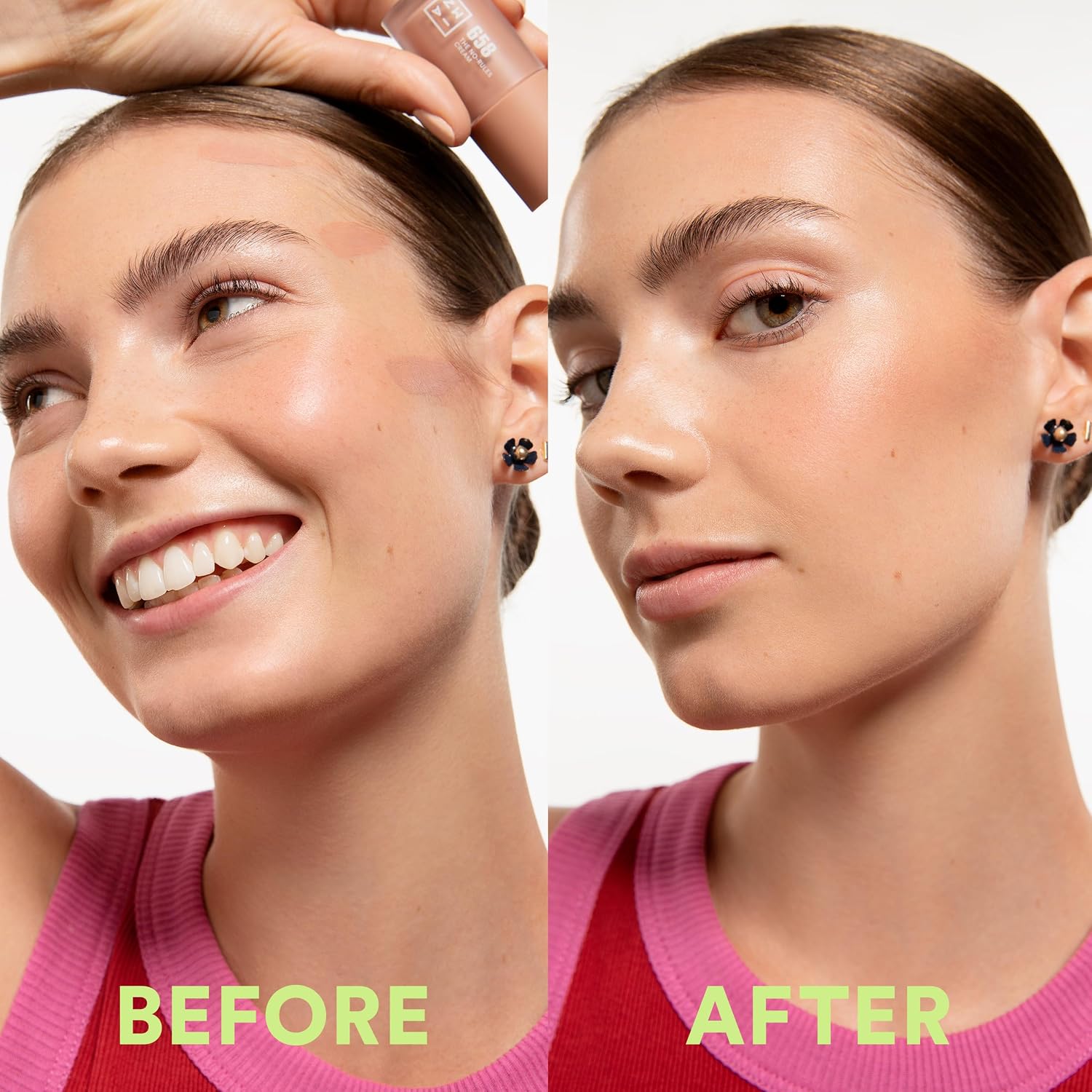 Detalle 2 de 3INA MAKEUP The No-Rules 658 blush liquido đź’„