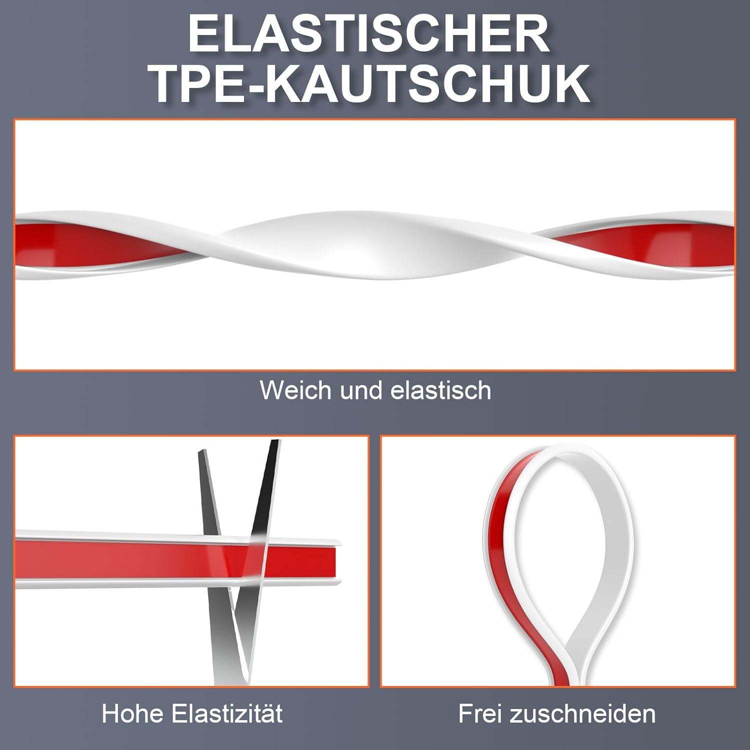 Thumbnail 5 de pundin Kantenumleimer selbstklebend (TPE) als Kantenschutz für Baby & Ecken, U-förmig, weiß