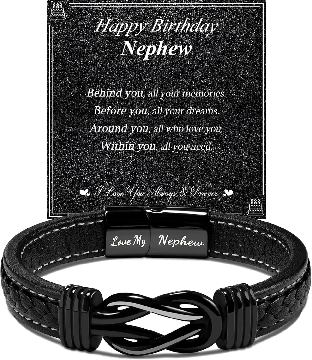 Detalle de CheersLife Personalized Knot Bracelet 8.5in