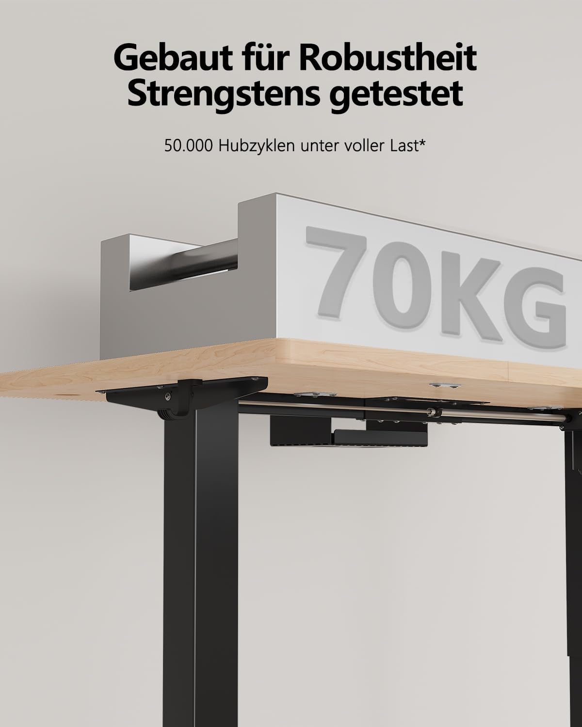 Thumbnail 6 de Flamaker Höhenverstellbarer Schreibtisch 160×80 cm