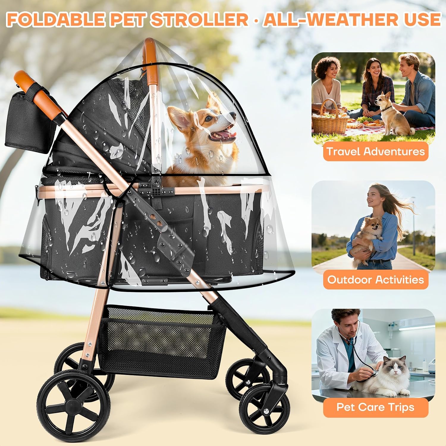Thumbnail 6 de Pet Stroller, 3-in-1