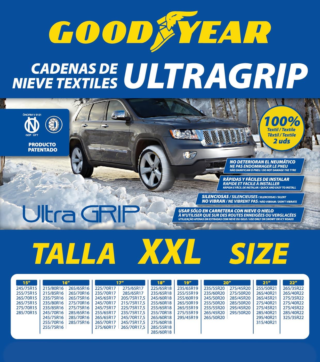 Thumbnail 4 de Goodyear Ultra GRIP XXL catene da neve