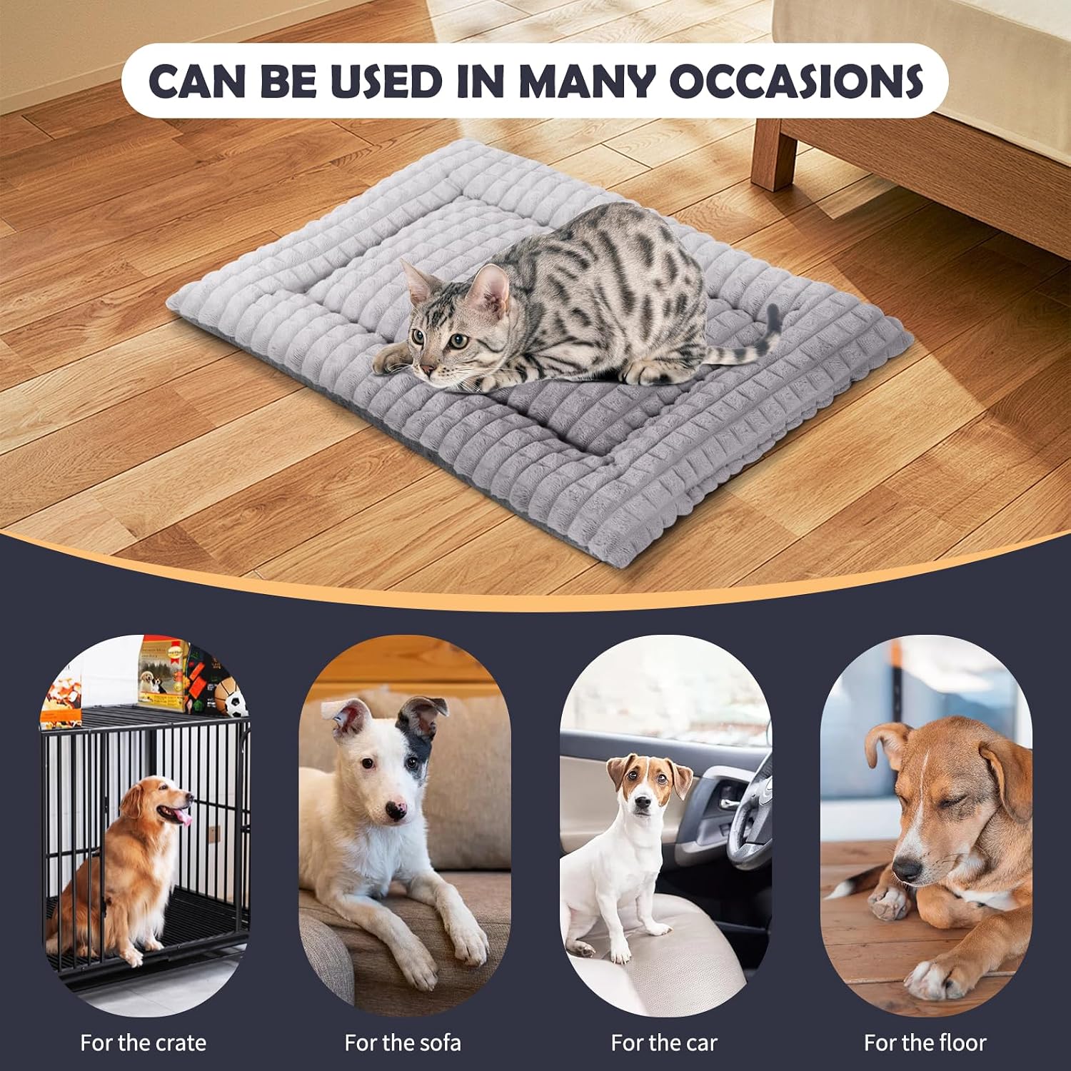 Detalle 2 de IEUUMLER Dog Bed Mat 91x58cm