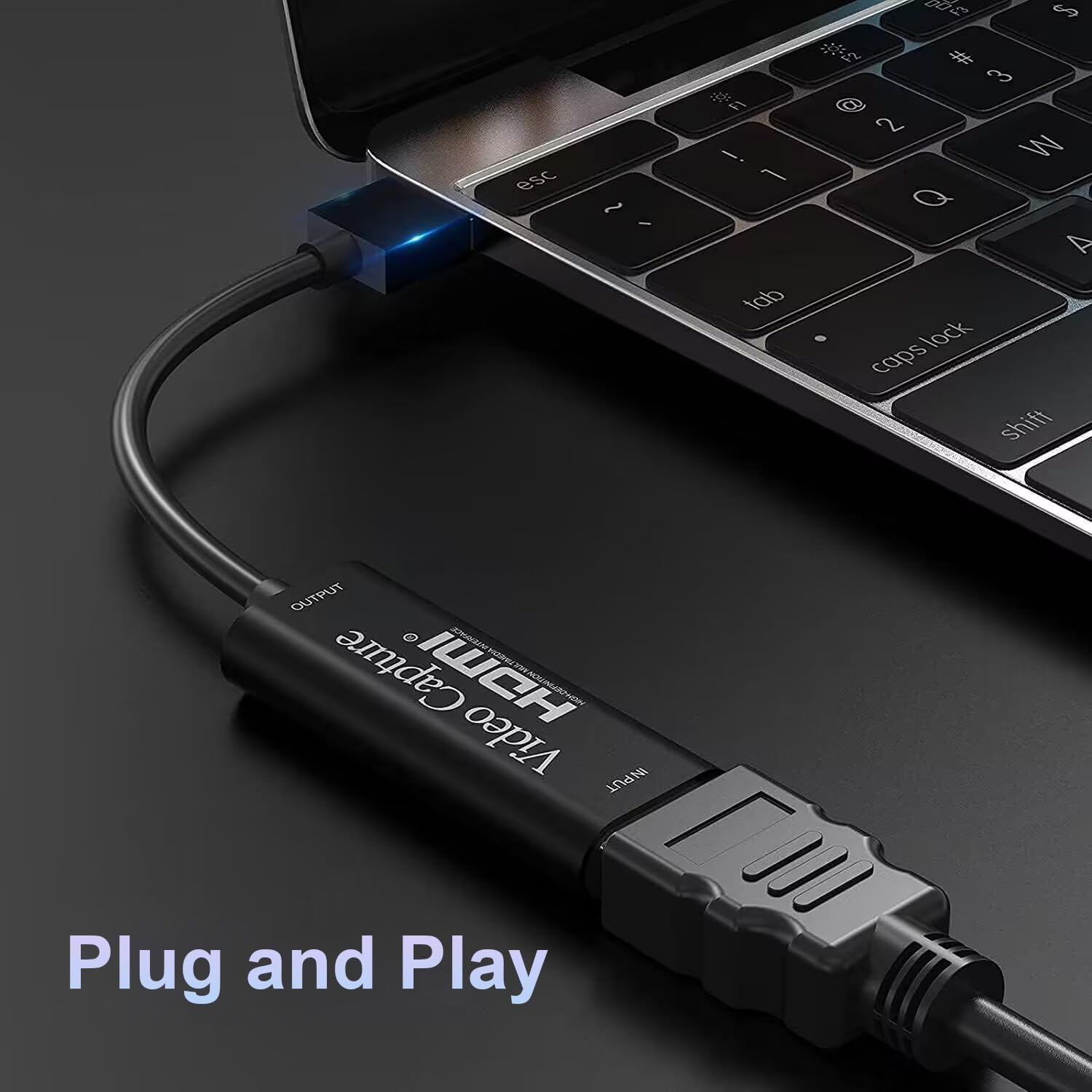 Detalle de VIXLW 4K HDMI to USB Capture Card – 1080p Recording for Gaming & Streaming