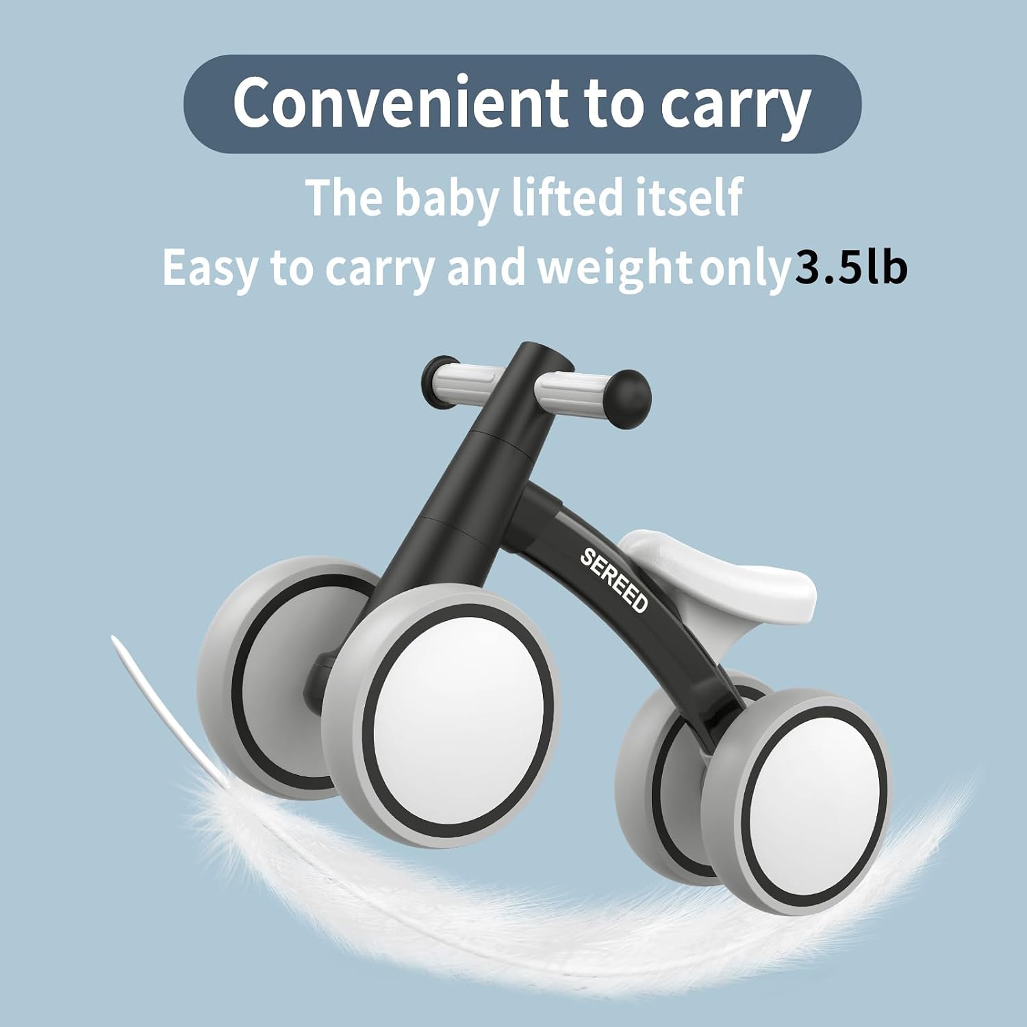 Detalle 2 de SEREED Baby Balance Bike 12–24 Month 4-Wheel