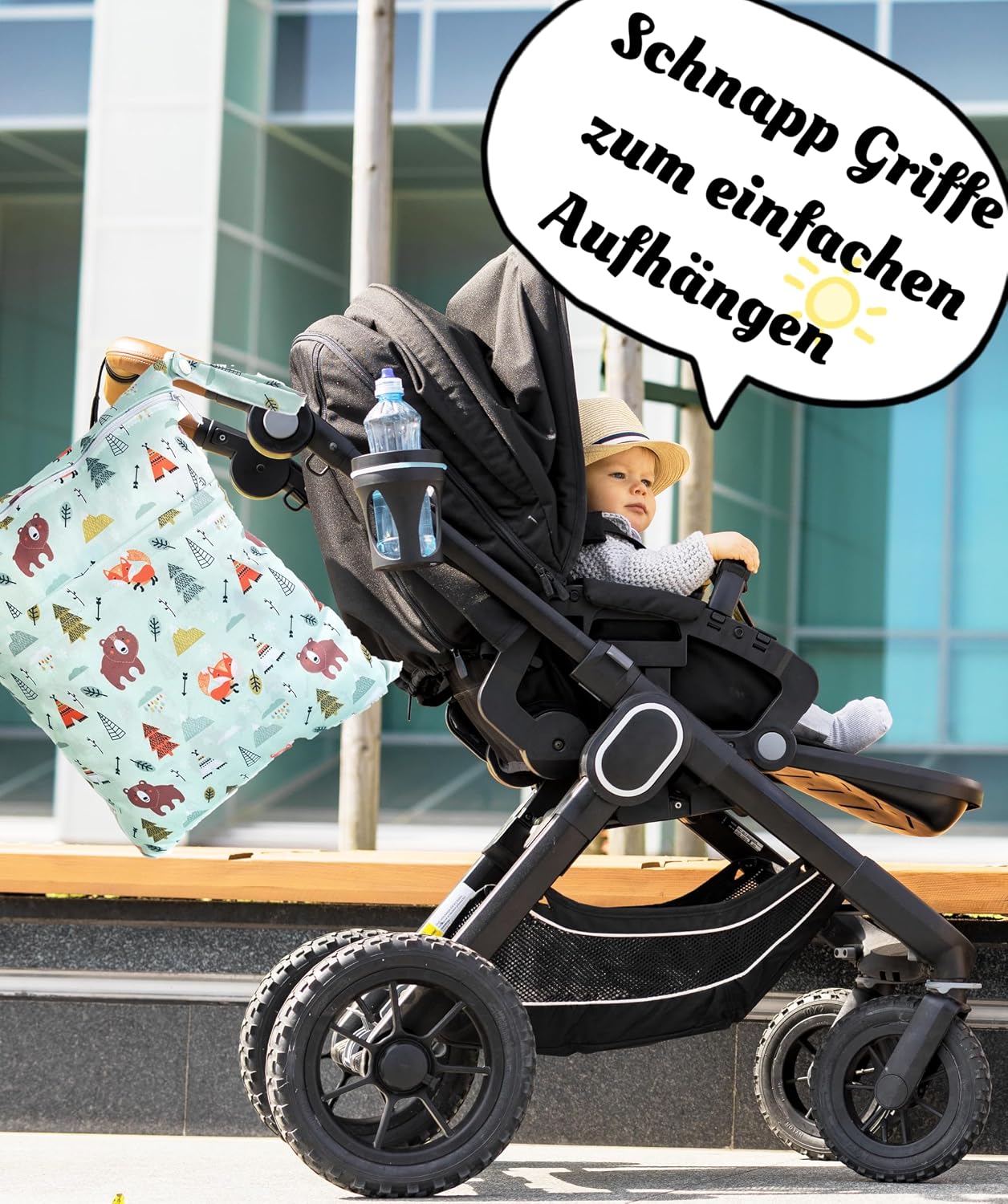 Thumbnail 6 de TRASUN Wetbag 3er-Set für Kindergarten & Wickeltasche – wasserdicht, nass und trocken trennen