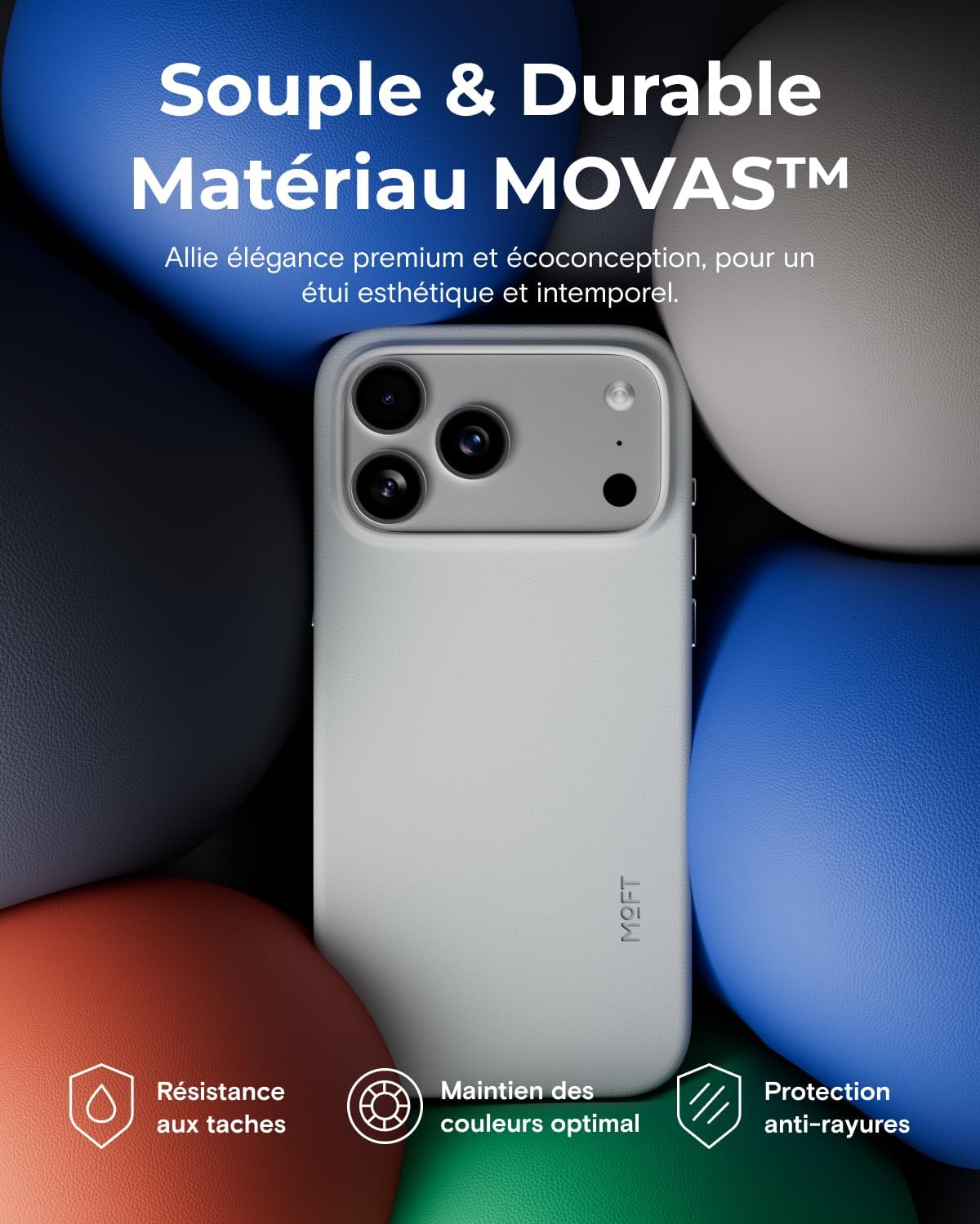 Detalle de MOFT MOVAS Snap iPhone 17 1 coque