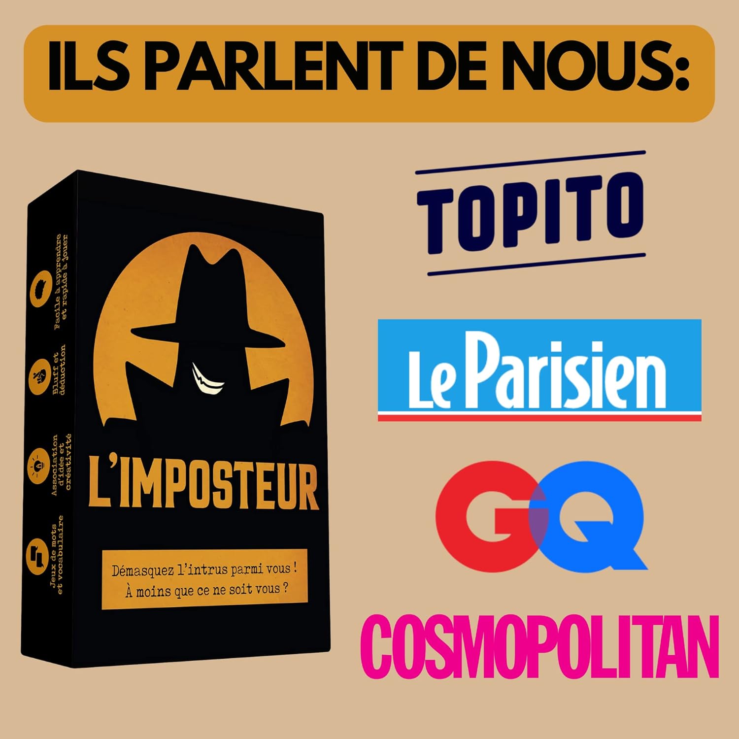 Thumbnail 6 de Oh Happy Games L'Imposteur Jeu de cartes