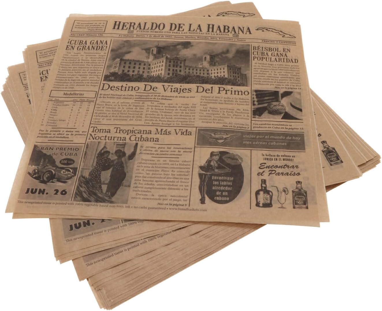 Detalle de G.E.T. Food-Safe Paper Liner, 12" x 12