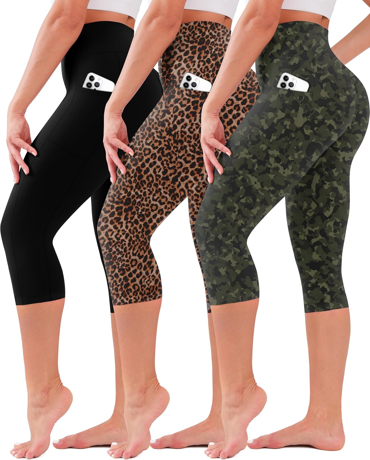 Thumbnail 4 de 3-Pack High Waisted Leggings 🧘♀