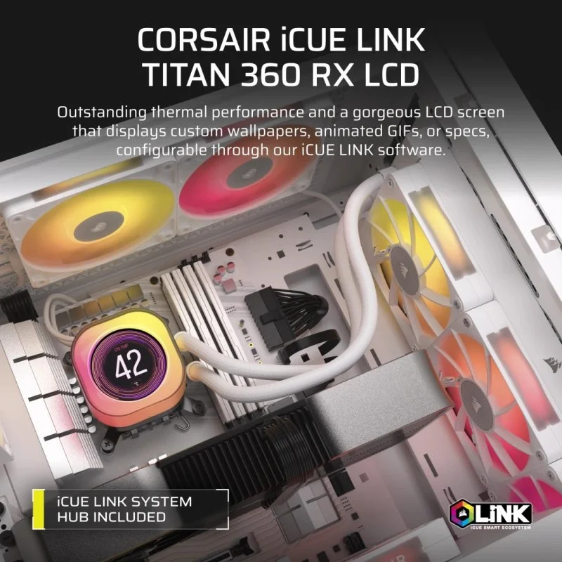 Thumbnail 3 de Corsair iCUE LINK TITAN 360 RX Líquida