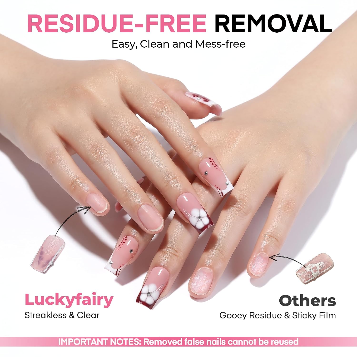 Detalle 2 de Luckyfairy Press-On Nail Glue Remover 20ml