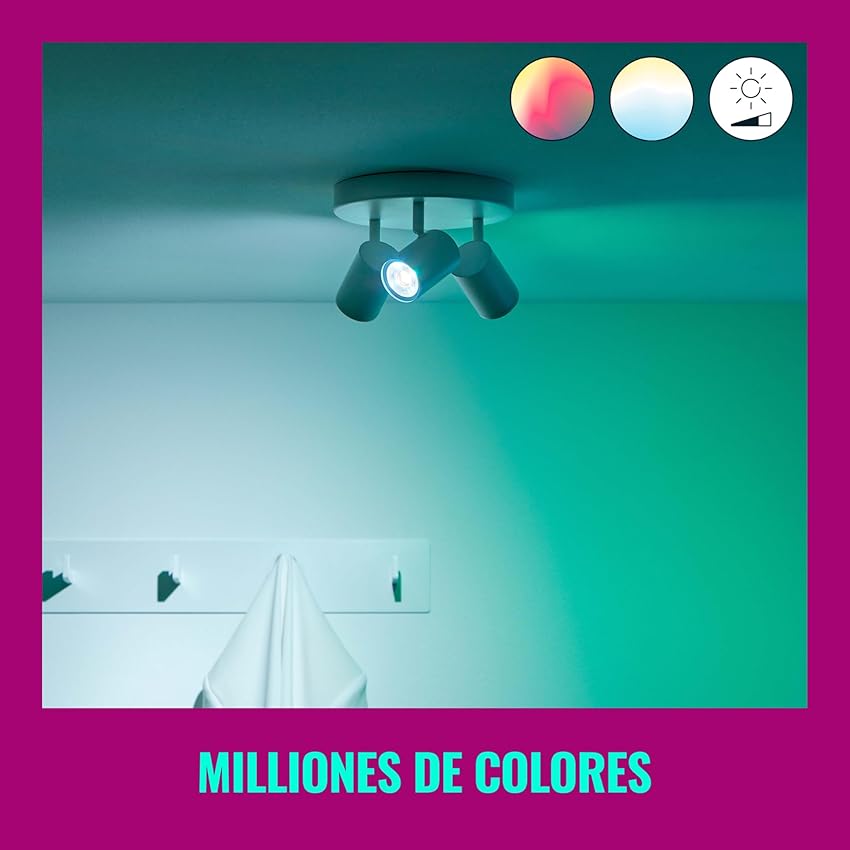 Thumbnail 5 de WiZ Bombilla LED GU10 Cristal 50W, Colores, Wi-Fi y Alexa 🎨