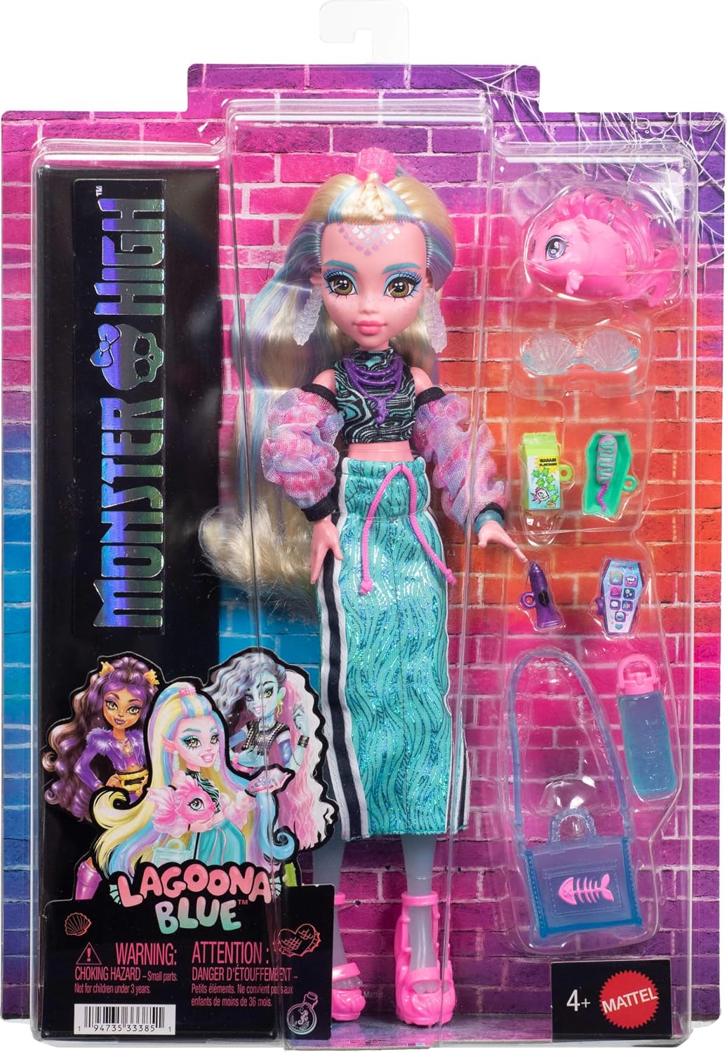 Thumbnail 5 de Monster High Lagoona Blue doll