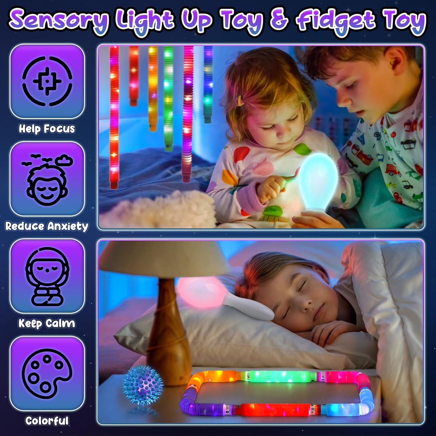 Thumbnail 3 de Joyreal 10pcs Sensory Light Up Toys for Autism