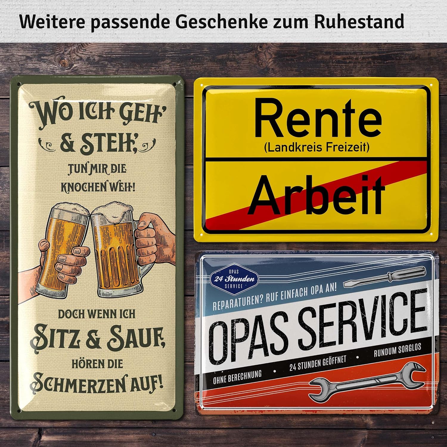 Thumbnail 5 de LANOLU Retro Blechschild 20x30cm