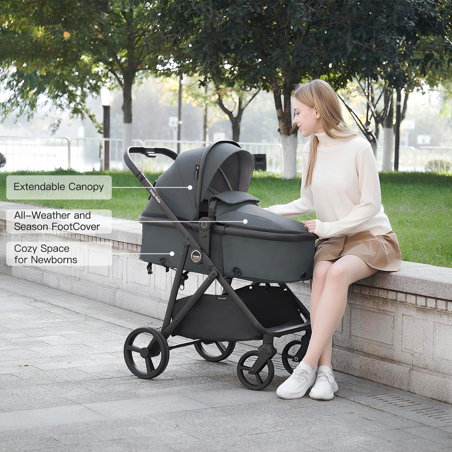 Detalle de Gromast 3-in-1 stroller