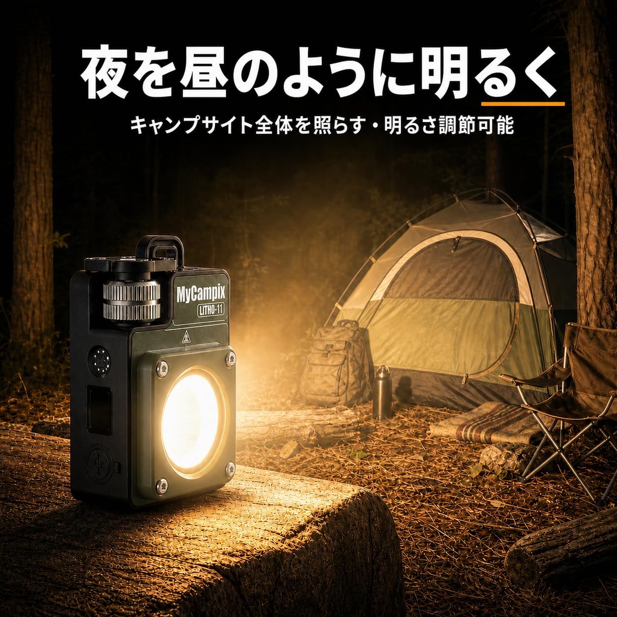 Detalle 2 de MyCompix Portable Camping Light 3500LM Lantern ๐