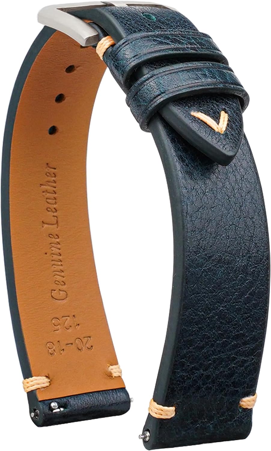 Detalle de Gomvadr Quick Release Lederarmband 16–24 mm