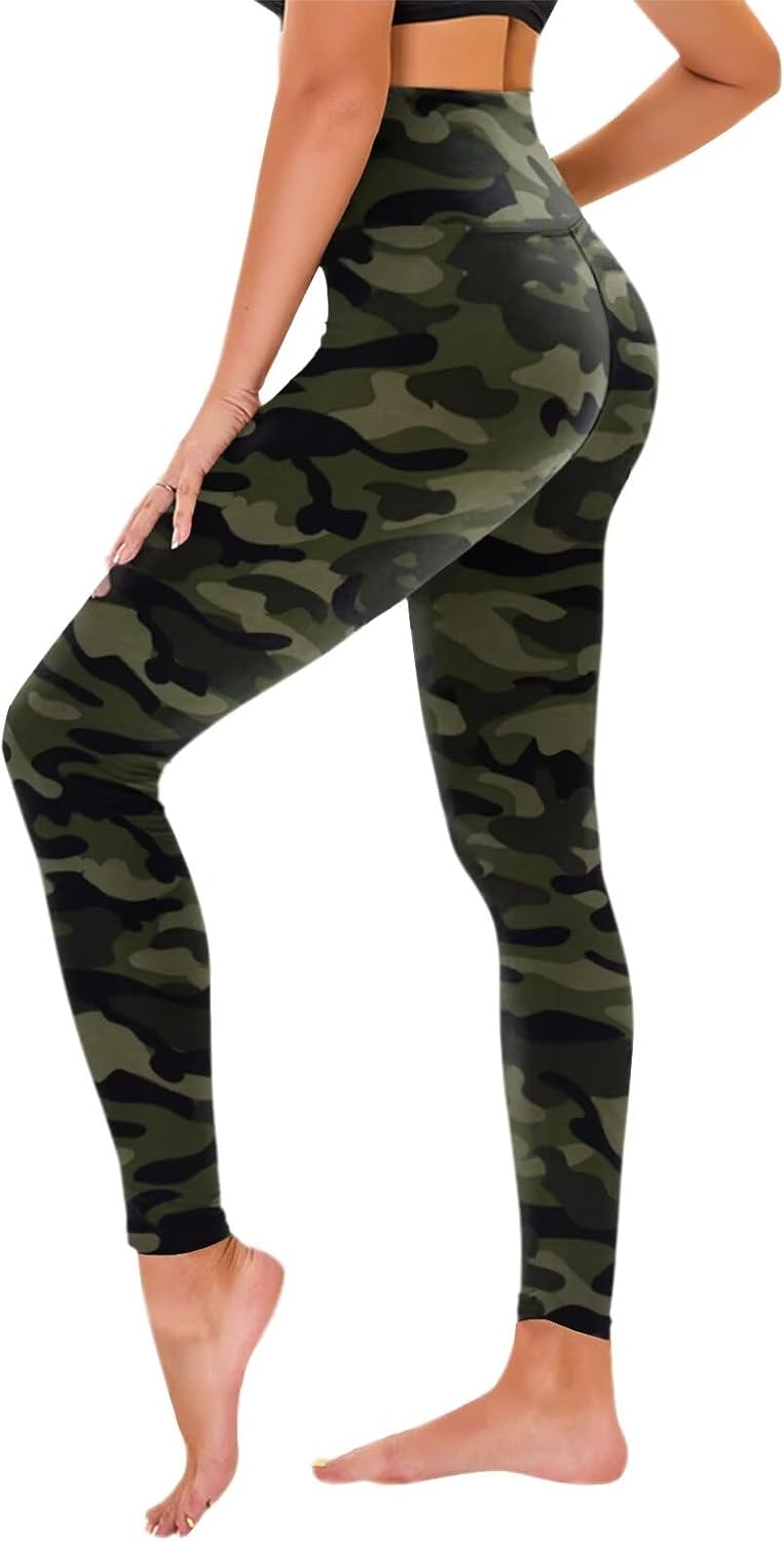Detalle de TNNZEET High Waist Leggings Damen mit 4-Wege-Stretch und sanfter Bauchkompression