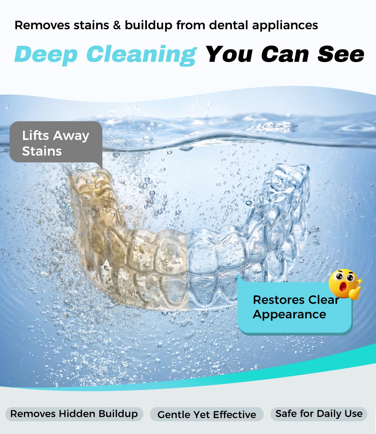 Detalle 2 de Ultrasonic Retainer Cleaner Machine with 45kHz Deep Gentle Cleaning