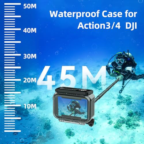 Detalle 2 de AuyKoo Funda impermeable 45 m para DJI Action