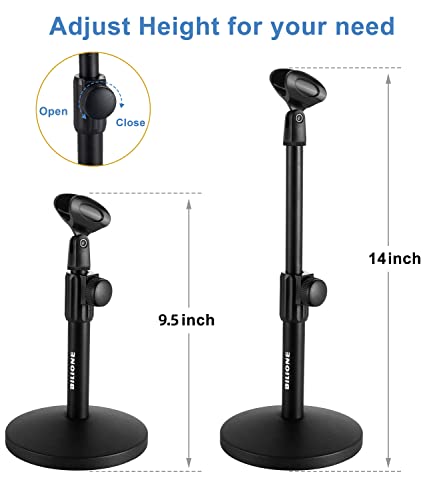 Thumbnail 4 de BILIONE Upgraded Desktop Microphone Stand – All-in-One Studio Kit