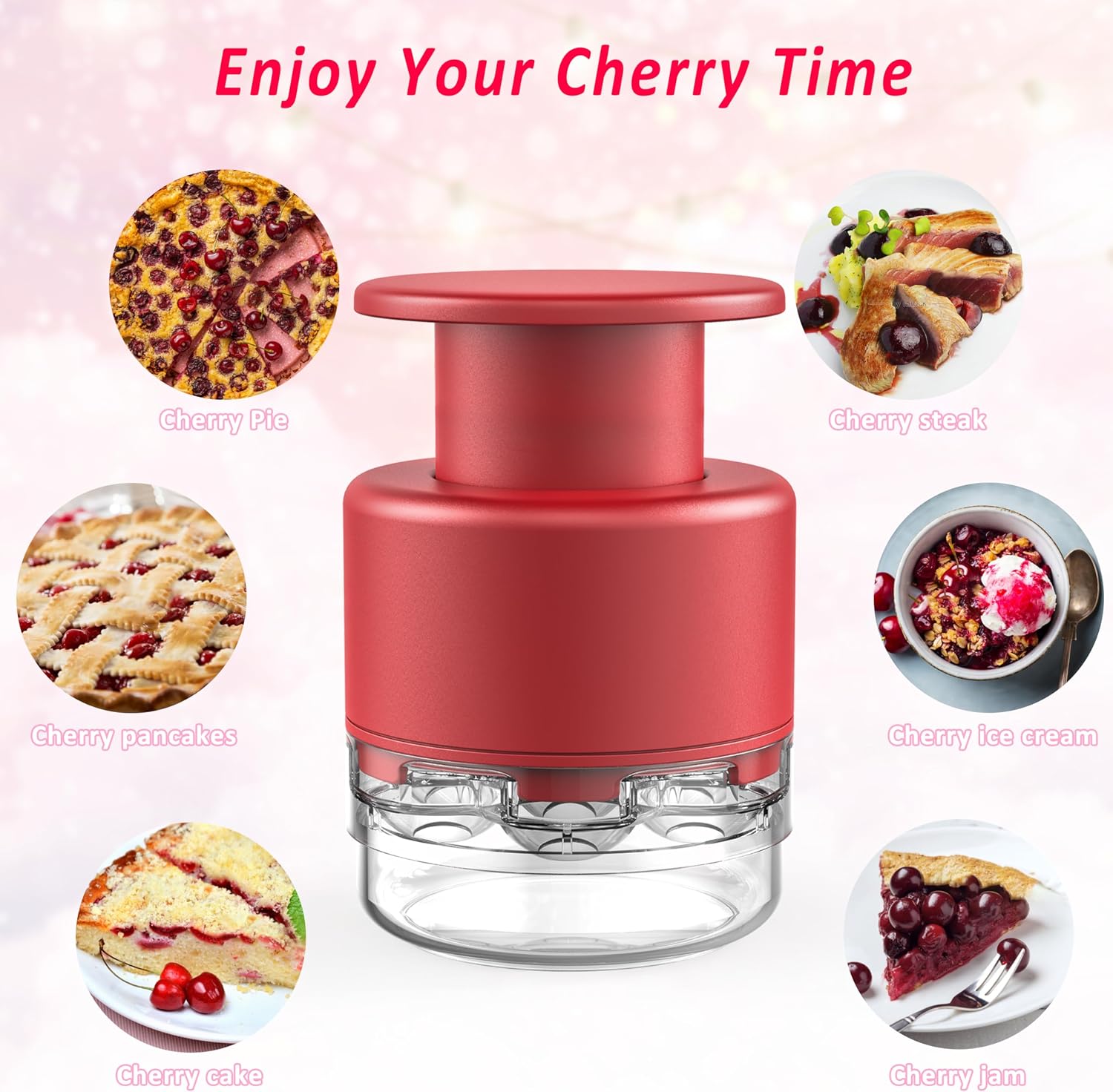 Thumbnail 6 de UCMORX Cherry Pitter Multi 7-IN-1: Stainless Steel, 7-Cherry Inline Pitting Tool