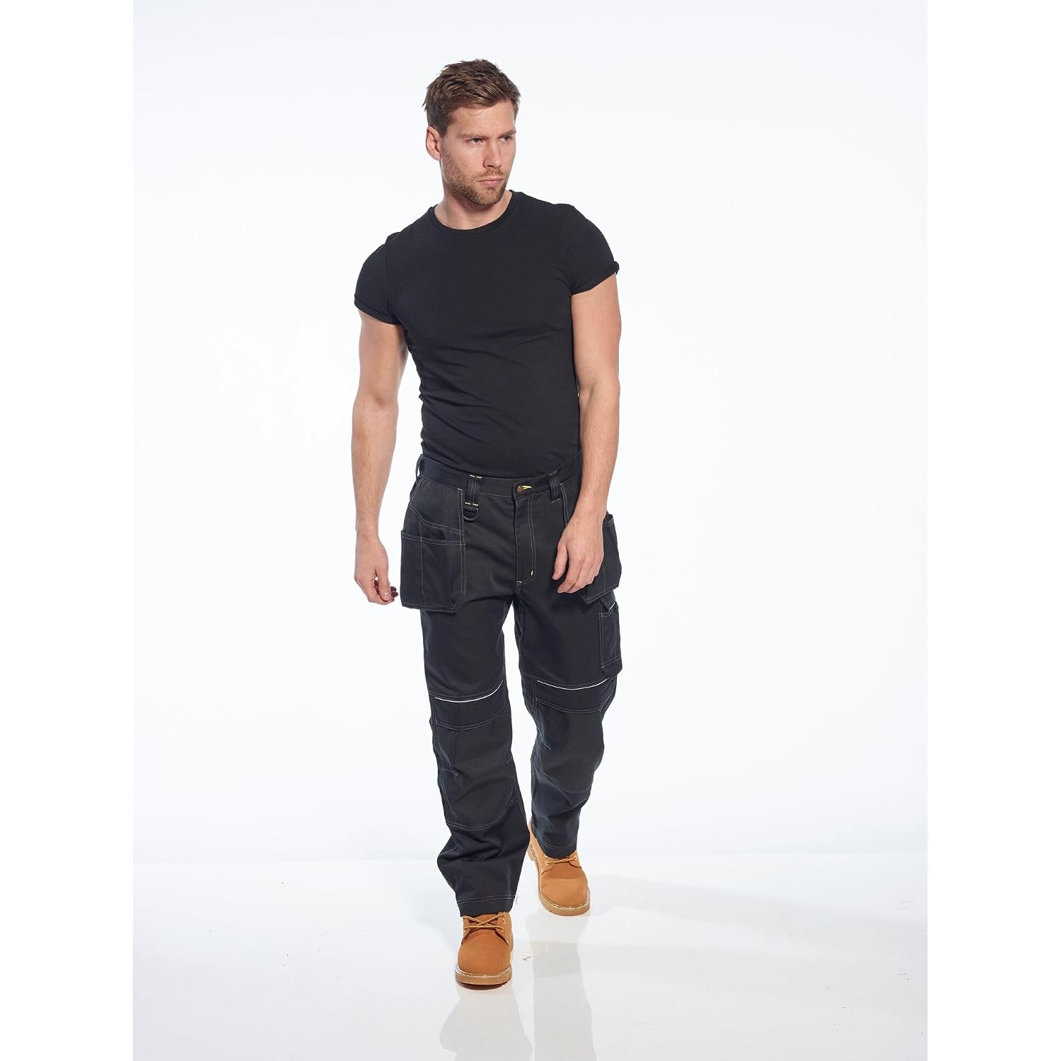 Detalle 2 de Portwest T602BKR32 Urban Holster Work Trousers, 32, Black
